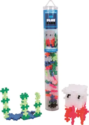Produktbild von Plus-Plus Mini Tube 100 - Qualle - Konstruktionsbausteine