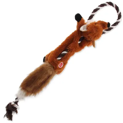 Immagine prodotto di Giocattolo DOG FANTASY Skinneeez con volpe in corda 57,5 cm 1 pz