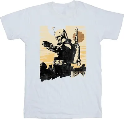 Produktbild von Star Wars - "The Book Of Boba Fett Points" T-Shirt für Herren BI44922 (S) (Weiß)