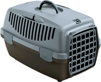 Obrázok produktu pre STEFANPLAST Transporter Gulliver 1 s plastovými dverami, šedomodrý 48x32x31cm