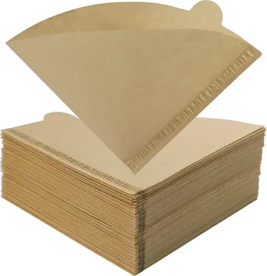 Produktbild von 200 Stück Kaffeefilter Papier, Größe 1, V-förmiger Kaffeefilter Kegel Kaffeefilter Kaffeepapier Filter für Kaffeemaschinen Kaffeekanne Filtertassen (1-2 Tassen)
