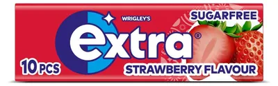 Immagine prodotto di WRIGLEY'S Gomma da masticare extra alla fragola senza zucchero, confezione da 30, 420 g