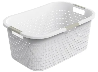 Zdjęcie produktu dla ROTHO Wäschekorb Country 40l weiß 109082 7610859229045