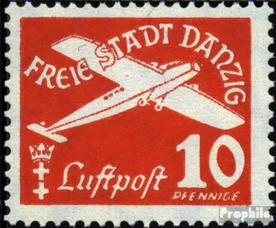 Produktbild von Briefmarken Danzig 1938 Mi 298 gestempelt Flugpost