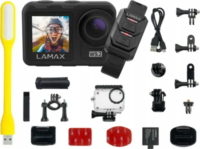 Produktbild von LAMAX 20MP 4K/30FPS SPORT CAMERA 1350 mAh MIT STATUS PILOT UND LED LAMPE
