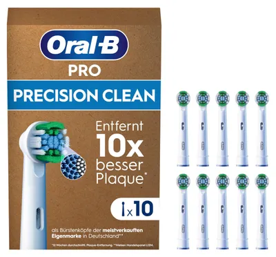 Produktbild von Oral-B Aufsteckbürsten Pro Precision Clean 10er FFU
