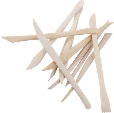 Image de DIY,Bois,Outils de modelage,Argile polymère,Outils de sculpture