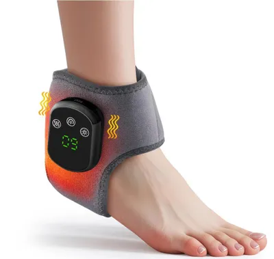 Produktbild von Heizender Knöchelmassagegurt Elektrische Heißkompresse Vibrationsmassage Handgelenk- und Fußknöchelschutzband Handgelenkbandage Stützbandage