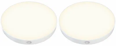 Image de 2 lampes tactiles magnétiques rechargeables avec intensité variable