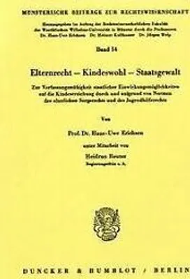 Produktbild von Elternrecht, Kindeswohl, Staatsgewalt