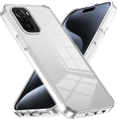 Produktbild von Hülle für Xiaomi Redmi Note 10 4G/Note 10s Rutschfest Kristallklare Stoßfeste TPU Bumper Handyhülle Transparent