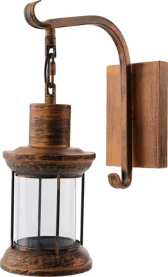 Obrázek produktu pro Nástěnné svítidlo, vintage design, vnitřní/venkovní použití, bronz