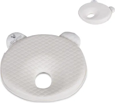 Produktbild von Cangaroo Babykissen Pooh ergonomisch 27 x 24 x 3 cm, Memory-Schaum, ab Geburt weiß