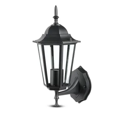 Obrázek produktu pro V-TAC E27 Black Mat VT-749 Zahradní lucerna Nástěnná lampa