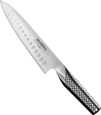 Zdjęcie produktu dla Global nóż szefa kuchni żłobiony 18cm G78