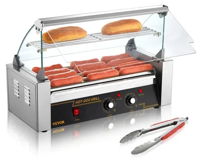 Zdjęcie produktu dla Grill do hot dogów - Grill do kiełbas - Elektryczna maszyna do produkcji kiełbas - Grill do barbecue