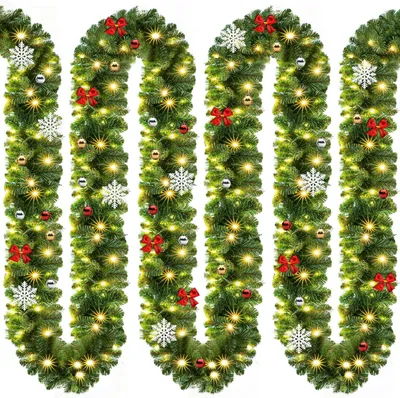 Zdjęcie produktu dla Girlanda świąteczna z oświetleniem, 10 metrów, 160 diod LED