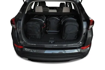 Produktbild von Hyundai Tucson 2015-2020 Kofferraumtaschen Set 4 Stk