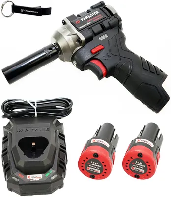 Produktbild von PARKSIDE PERFORMANCE® 12 V 1/2" Akku-Schlagschrauber PPDSSA 12-Li inkl. 2 Akkus (2 Ah) und Ladegerät (2,4 A)