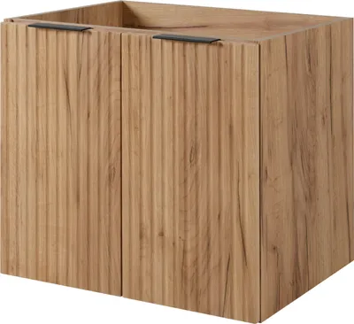 Immagine prodotto di Mobile da bagno, rovere artigianale + maniglia nera, 60 x 57 x 46 cm