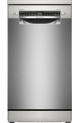 Obrázek produktu pro Bosch Serie 4 SPS4HMI49E, Stojací, Úzká (45 cm), Nerezová ocel, Nerezová ocel, Knoflíky, 1,75 m