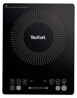 Zdjęcie produktu dla Tefal IH2108E1, Czarny, Blat, Płyta indukcyjna strefowa, Szkło, 1 stref(y), 1 stref(y)