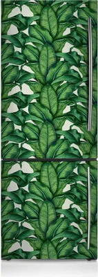 Produktbild von Magnete Küche Kühlschrank Kühlschrankmagnete 60x205 cm - Blätter botanisch.