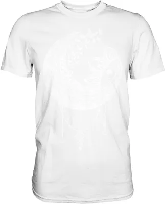 Produktbild von Mond Sonne Frauen Schmetterling T-Shirt – White / XL
