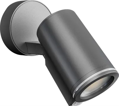 Produktbild von STEINEL Spot ONE, Wandbeleuchtung für den Außenbereich, Schwarz, Aluminium, Kunststoff, IP44, Fassade, II