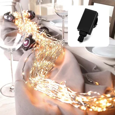 Produktbild von LED Lichterkette Deko Girlande 720 LED warmweiß Außen Garten Party Outdoor IP44