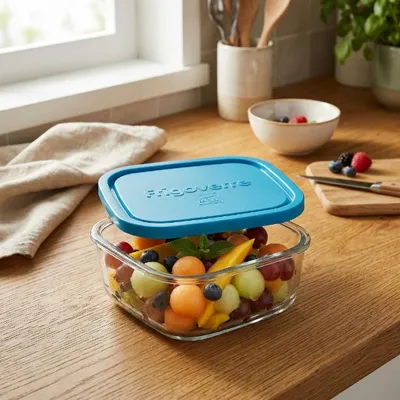 Produktbild von Bormioli Rocco Frigoverre Basic quadratischer Lebensmittelbehälter 19 cm