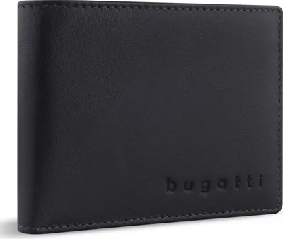 Produktbild von bugatti Leder Geldbörse Lima RFID Mini Wallet With Flap Darkbrown dunkelbraun