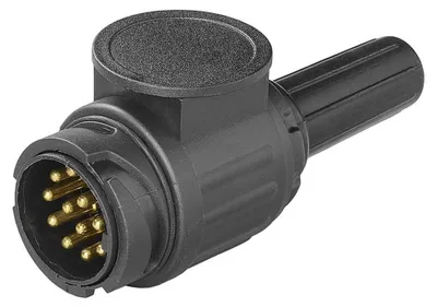 Imagen del producto de Conector de 13 pines para remolque, de PVC, 12V, resistente a la intemperie