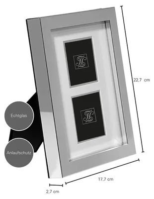 Productafbeelding van Fink NIKLAS, fotolijst, glas, verzilverd, staal, zilverkleurig, lengte 3,2 cm, breedte 22,8 cm, hoogte 17,9 cm, artikelnummer 133165