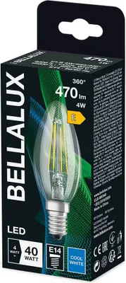 Image de Ampoule Led Flamme E14 Froid éclairage Led Flamme E14 Blanc Froid - Bellalux