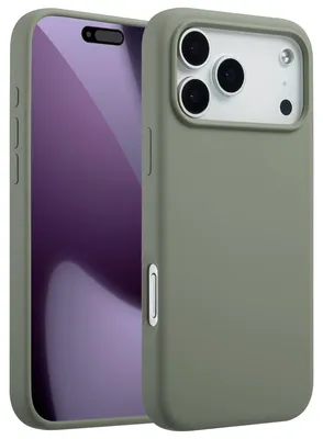 Imagen del producto de Funda de silicona lí­quida con MagSafe para Apple iPhone 17 Pro Max - Cooper Green