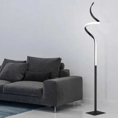 Produktbild von LED Stehleuchte, schwarz matt, Touchdimmer, H 145 cm