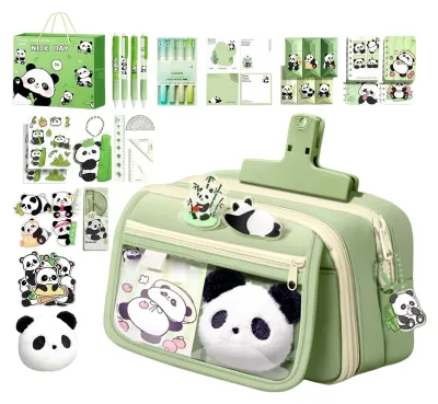 Obrázok produktu pre Kompletná súprava písacích potrieb pre deti s motívom pandy