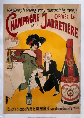 Produktbild von Champagne De La Jarretière – Poster, 50x70 cm