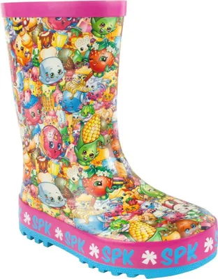Produktbild von Shopkins - Dievčenské gumáky s opakovanou potlačou NS4560 (27 EU) (Viacfarebné)