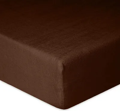 Obrázok produktu pre Froté napínacie prestieradlo 150/160 x 190/200 cm PREMIUM tmavohnedé