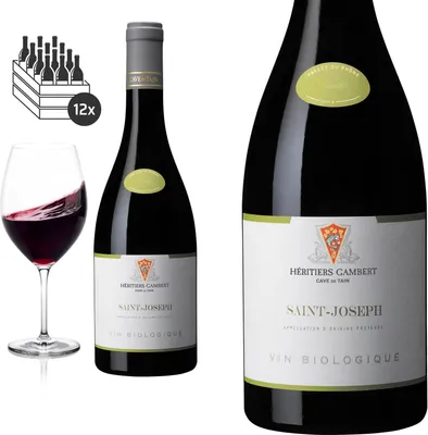 Produktbild von 12er Karton 2020 Saint Joseph  trocken von Cave de Tain - Rotwein