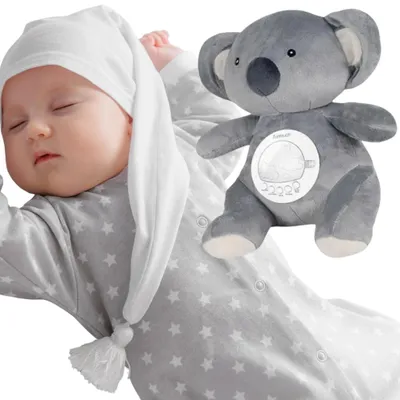 Zdjęcie produktu dla WOOPIE BABY Przytulanka Miś Polarny z Projektorem Uspokajacz 15 Melodii