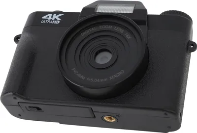 Obrázek produktu pro digitální kamera 4K, 16x zoom, 48 MP vlogování s 3,0palcovým displejem IPS pro fotografování, podporuje paměťovou kartu micro