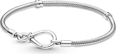 Obrázek produktu pro Pandora Moments infinity knot snake link bracelet 590792C00 Dámský náramek, velikost náramku:17cm