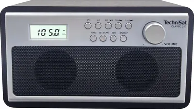 Productafbeelding van TechniSat CLASSIC 210, Klok, Analoog, FM, 87,5 - 108 MHz, 5 Watt, LED