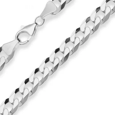 Produktbild von 7,8mm Armband Panzerkette Silberarmband Armschmuck aus 925 Silber 19cm