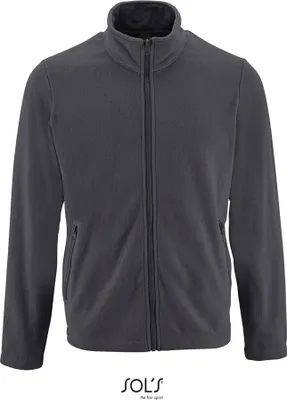 Immagine prodotto di SOLs 02093 | Giacca in pile normale da uomo - Colore: Grigio antracite (tinta unita) - Taglia: XXL