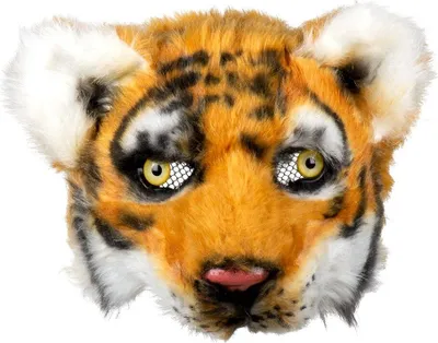 Produktbild von Halbmaske Tiger Plüsch