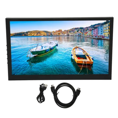 Zdjęcie produktu dla 10,1-calowy monitor dotykowy HD 1024x600 Przenośny laptop Drugi ekran dla Windows dla OS X dla RPi 4 3
